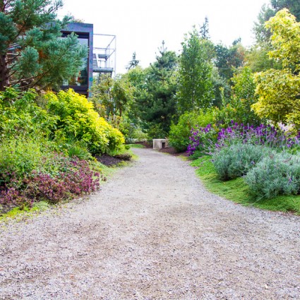 The gardens change with the seasons