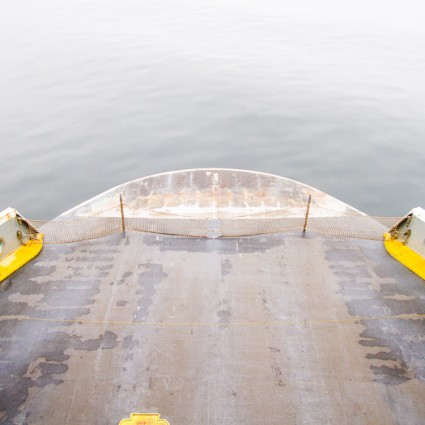The ferry commute is a great time to relax